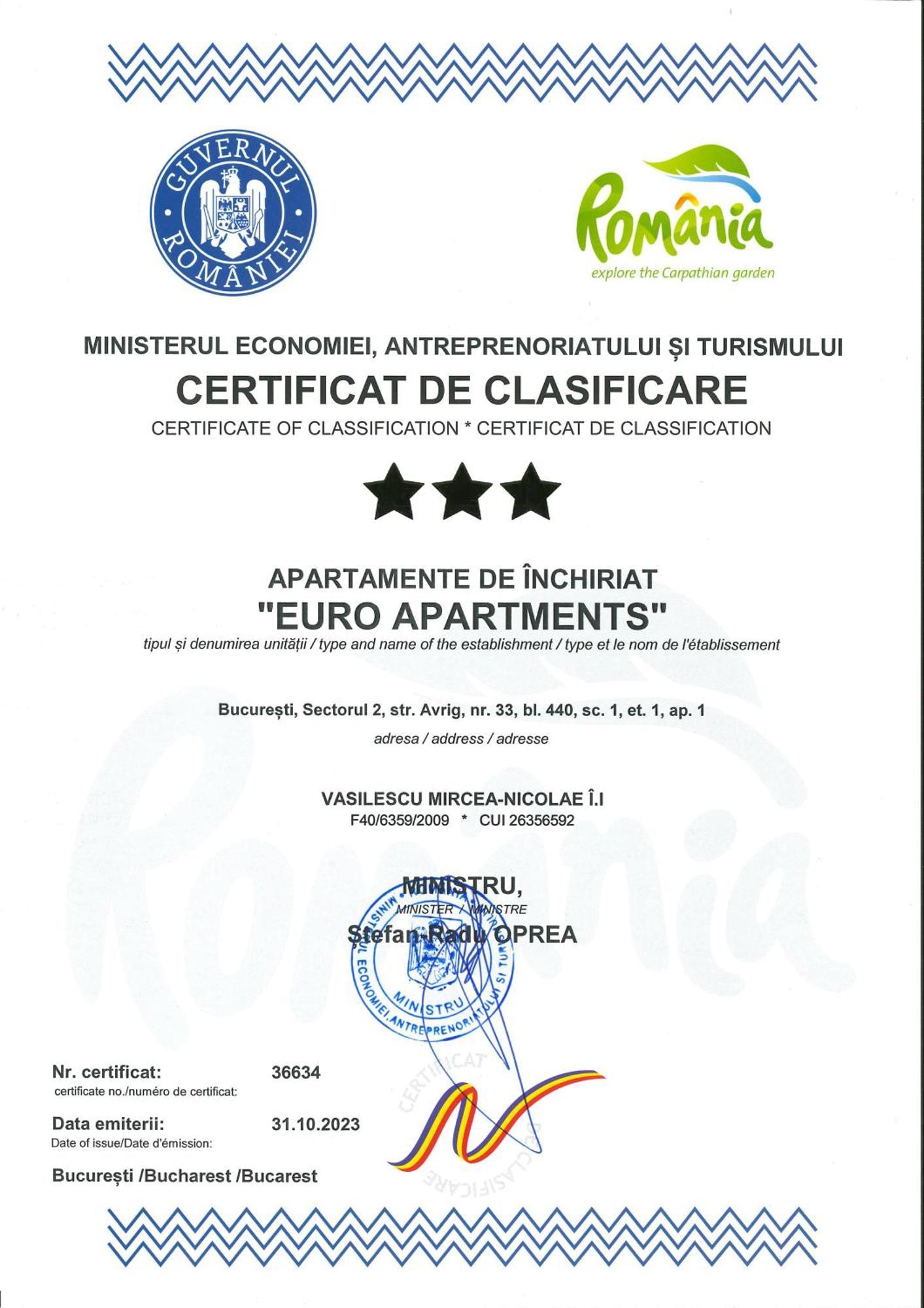 Euro Apartment Букурещ Екстериор снимка